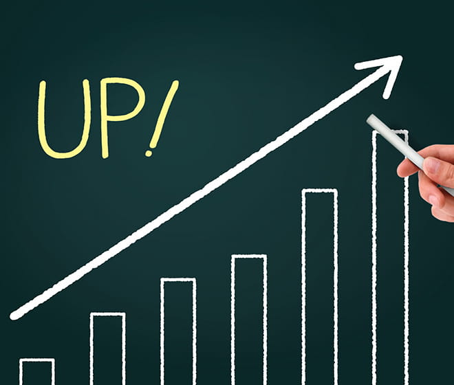 成績がアップするイメージイラスト